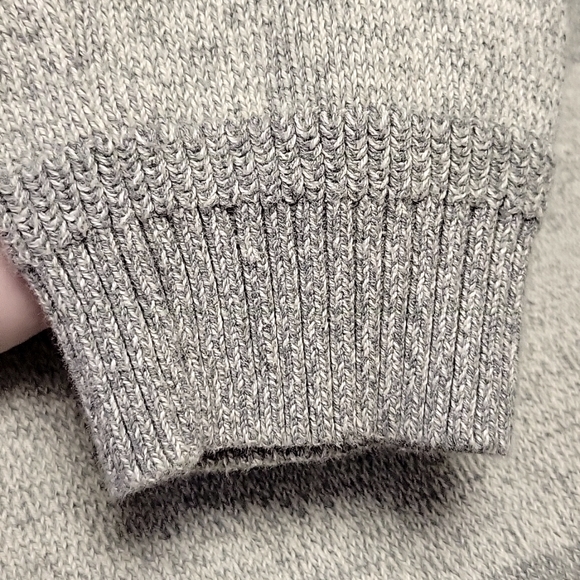 LEVI'S Red Tag Grey Striped  Knit Crewneck Sweater Mens XL - Picture 7 of 13